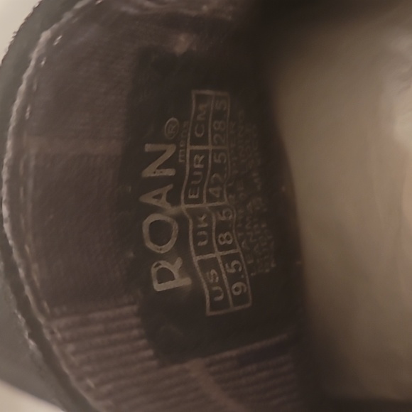 ROAN BY BEDSTU TOBIAS MEN'S BLACK LEATHER BOOTS SZ 9.5 - Picture 15 of 15